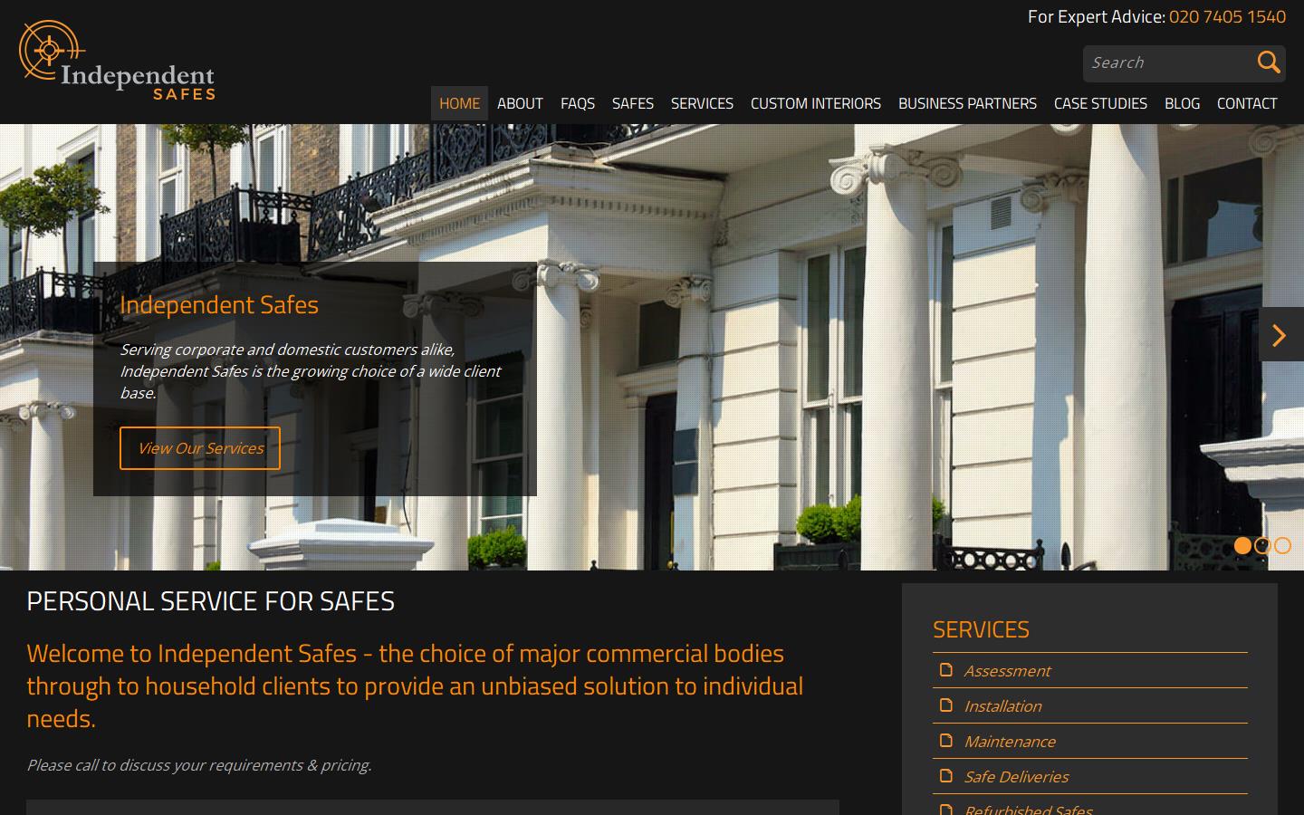 Independent Safes Website