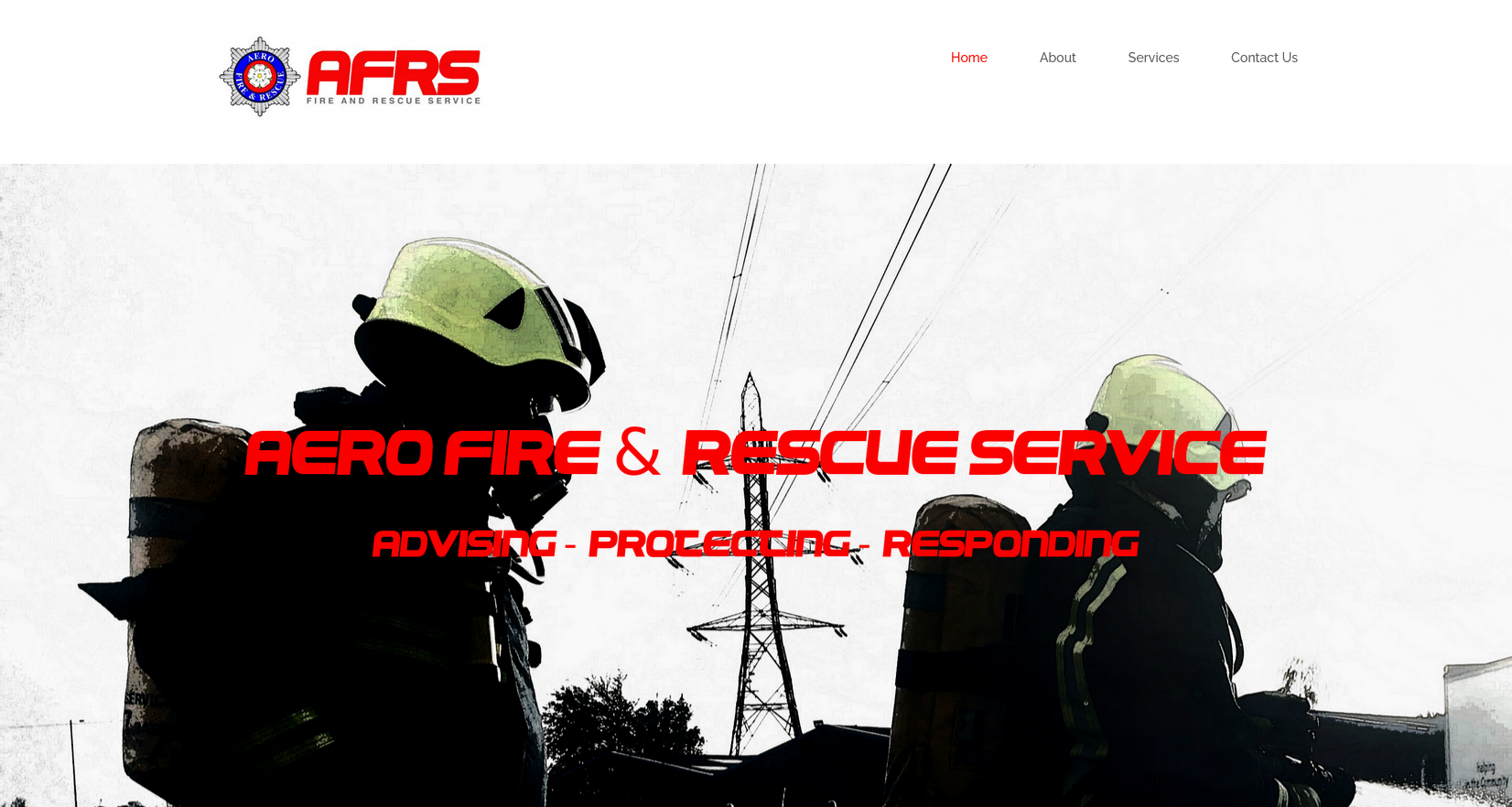 Aero Fire & Rescue Service Ltd Website