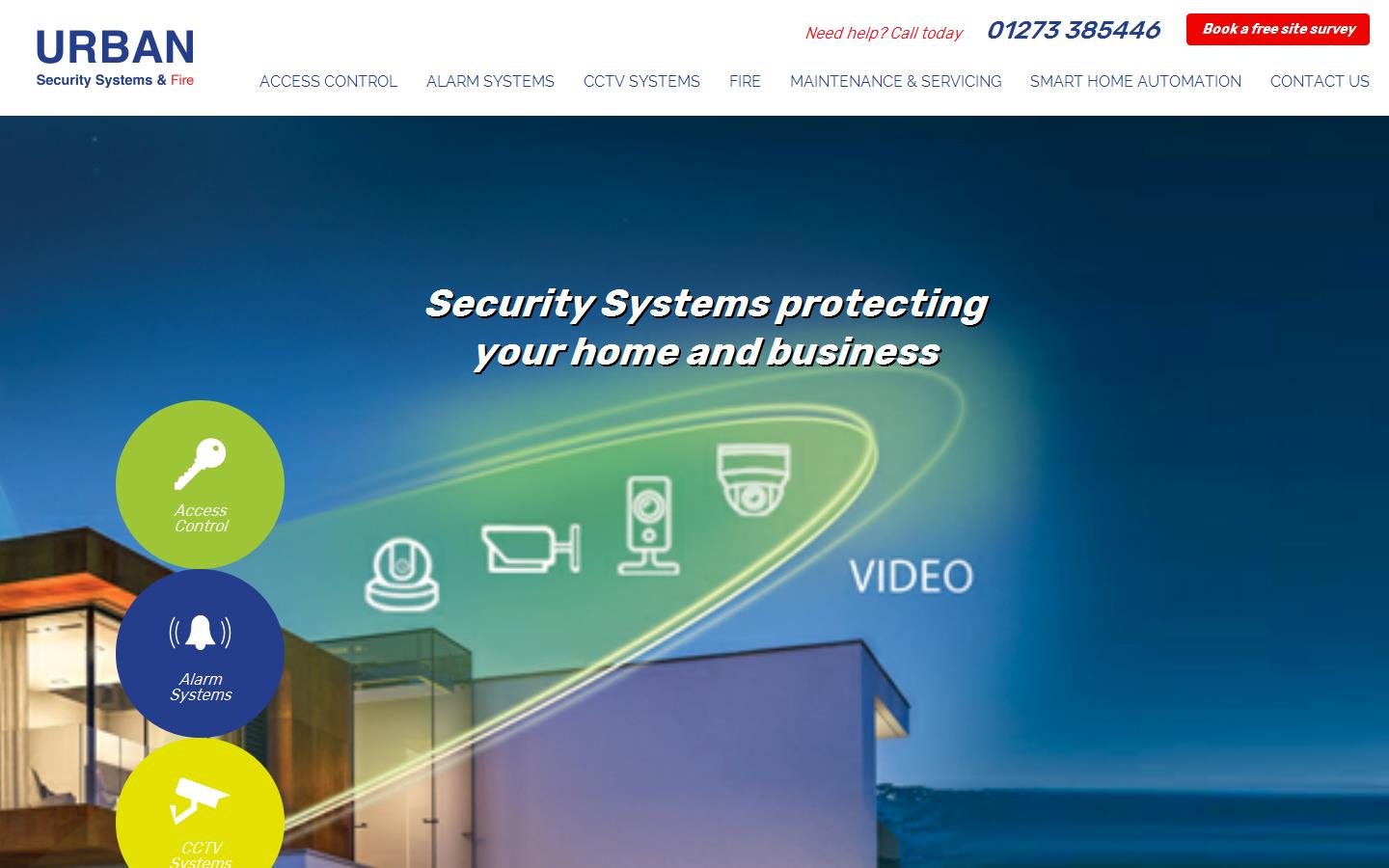 Urban Security Systems Ltd Website