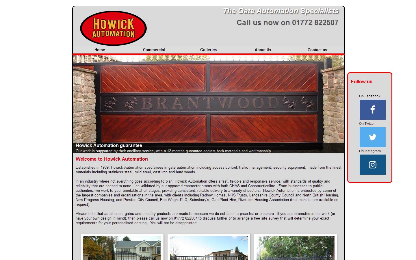 Howick Forge Automation Website