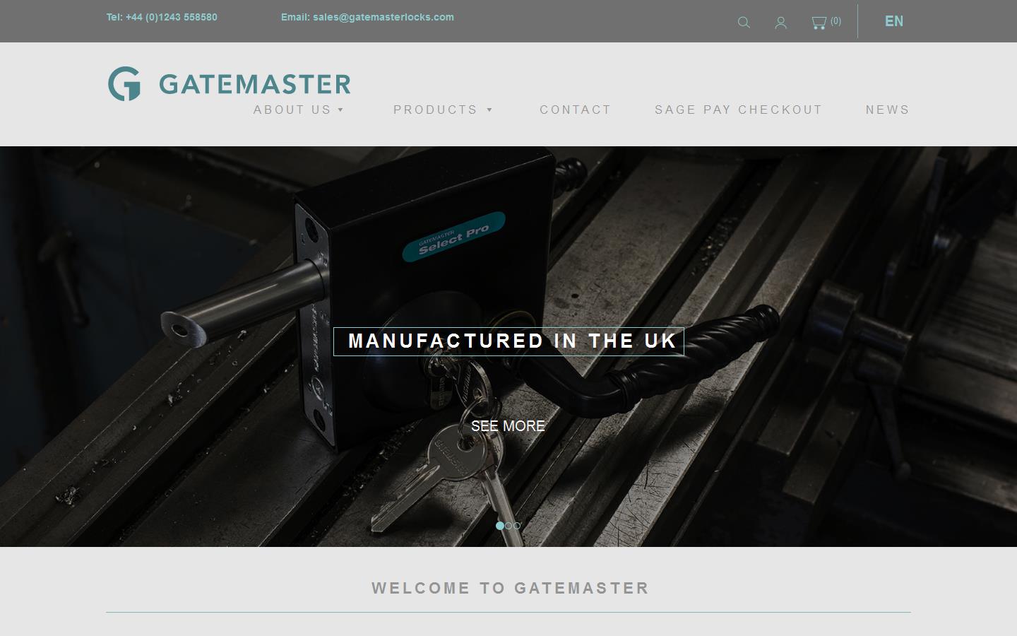 Gatemaster Ltd Website