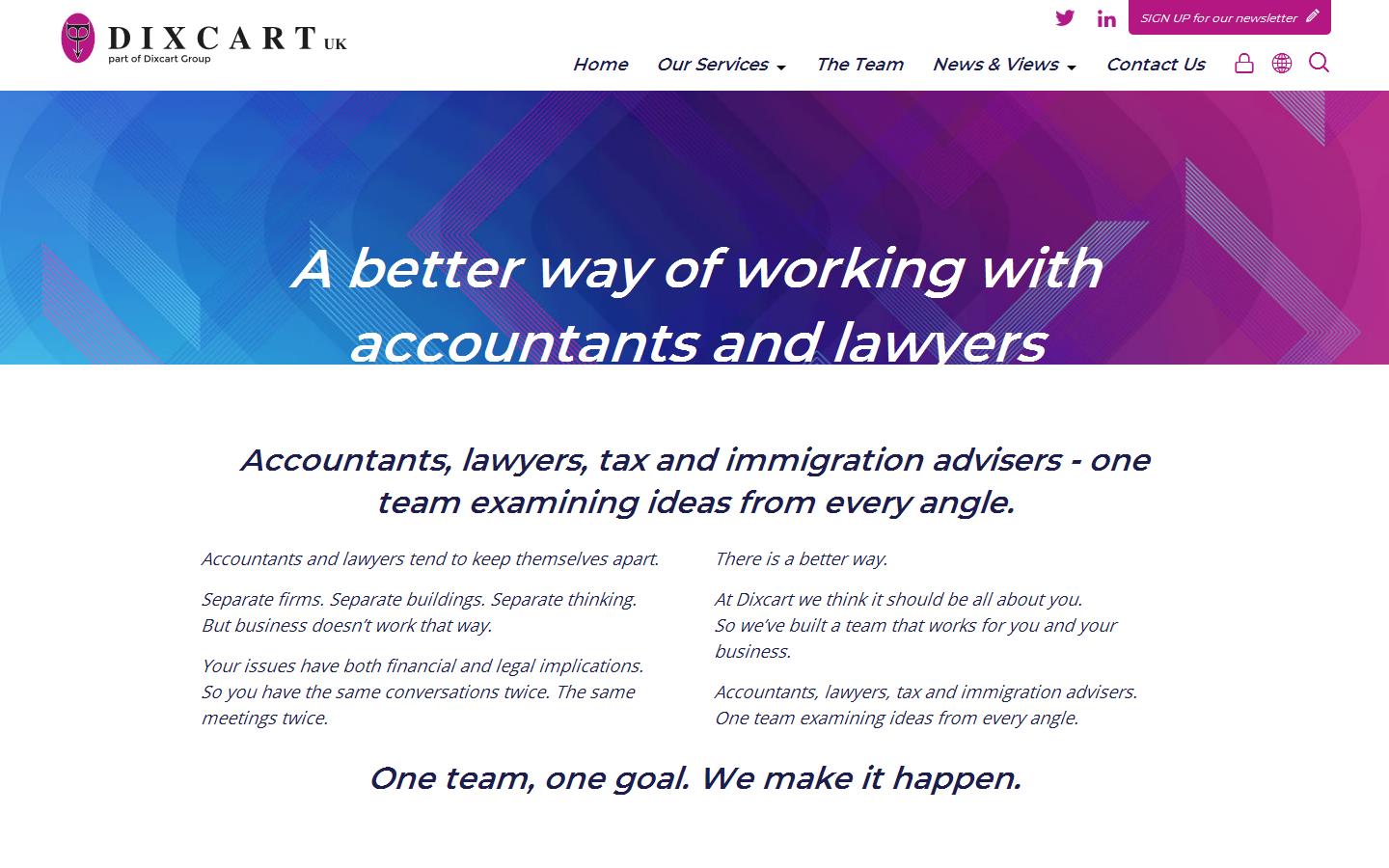 Dixcart UK Website