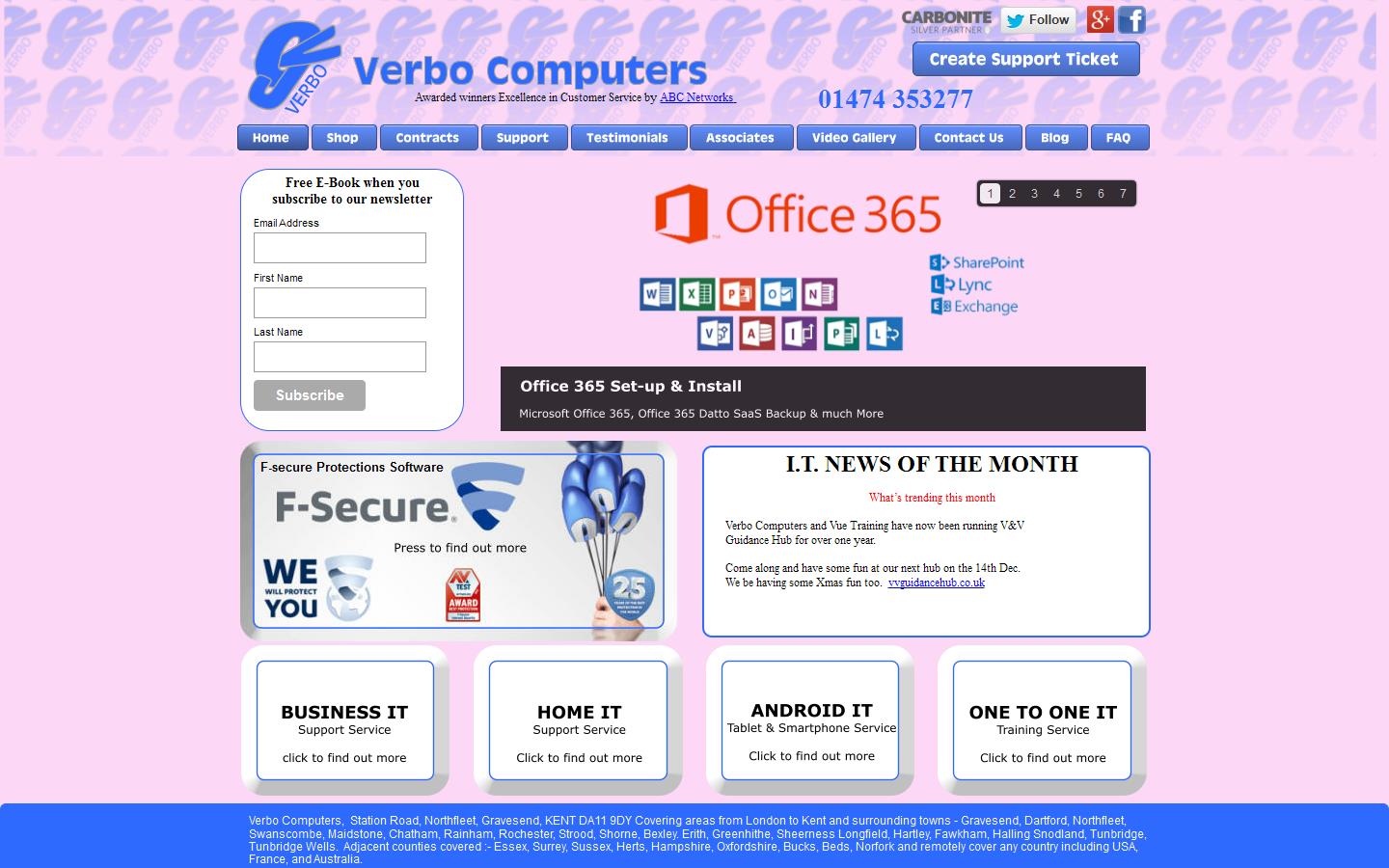 Verbo Computers Ltd Website