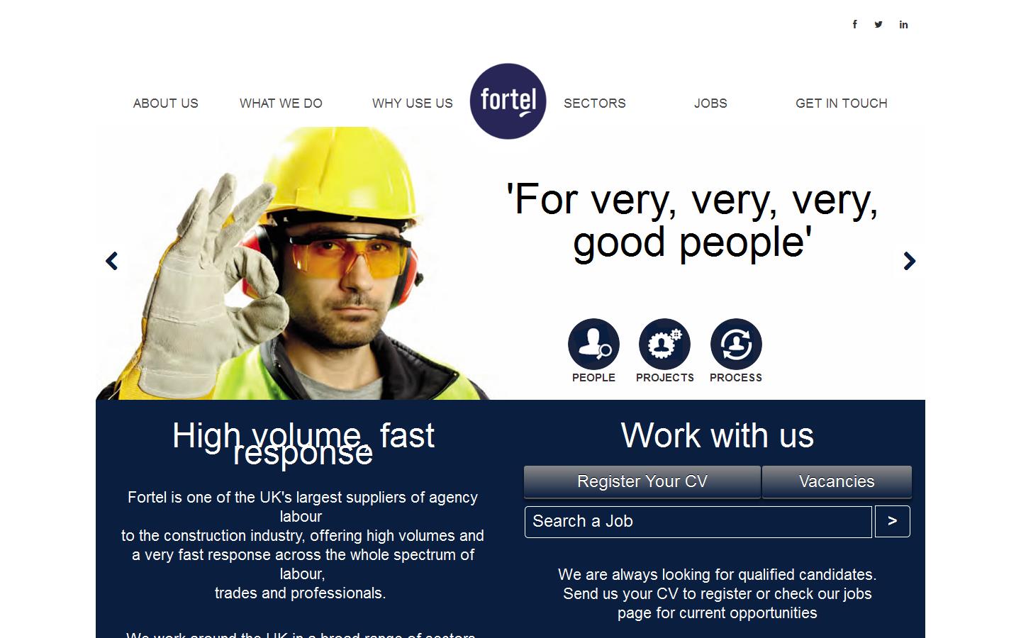 Fortel Services Ltd Website