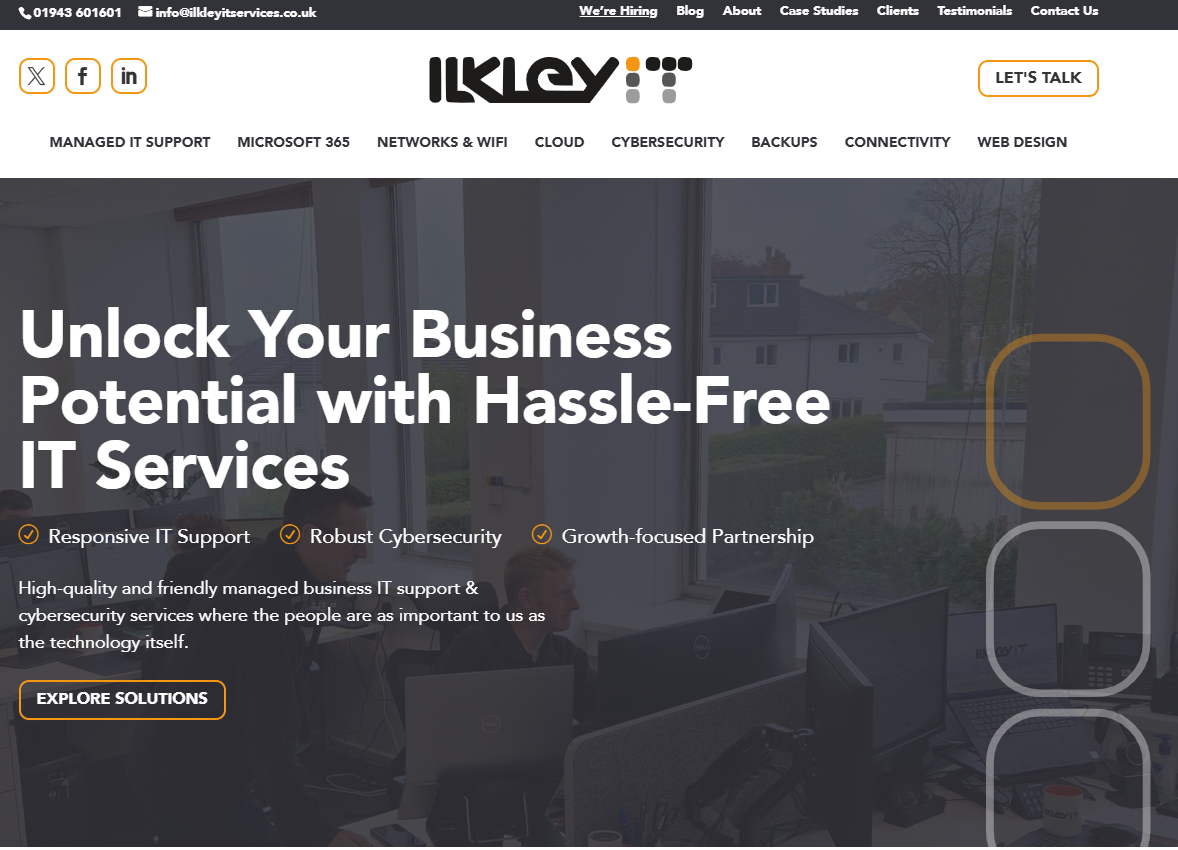 Ilkley IT Services Website