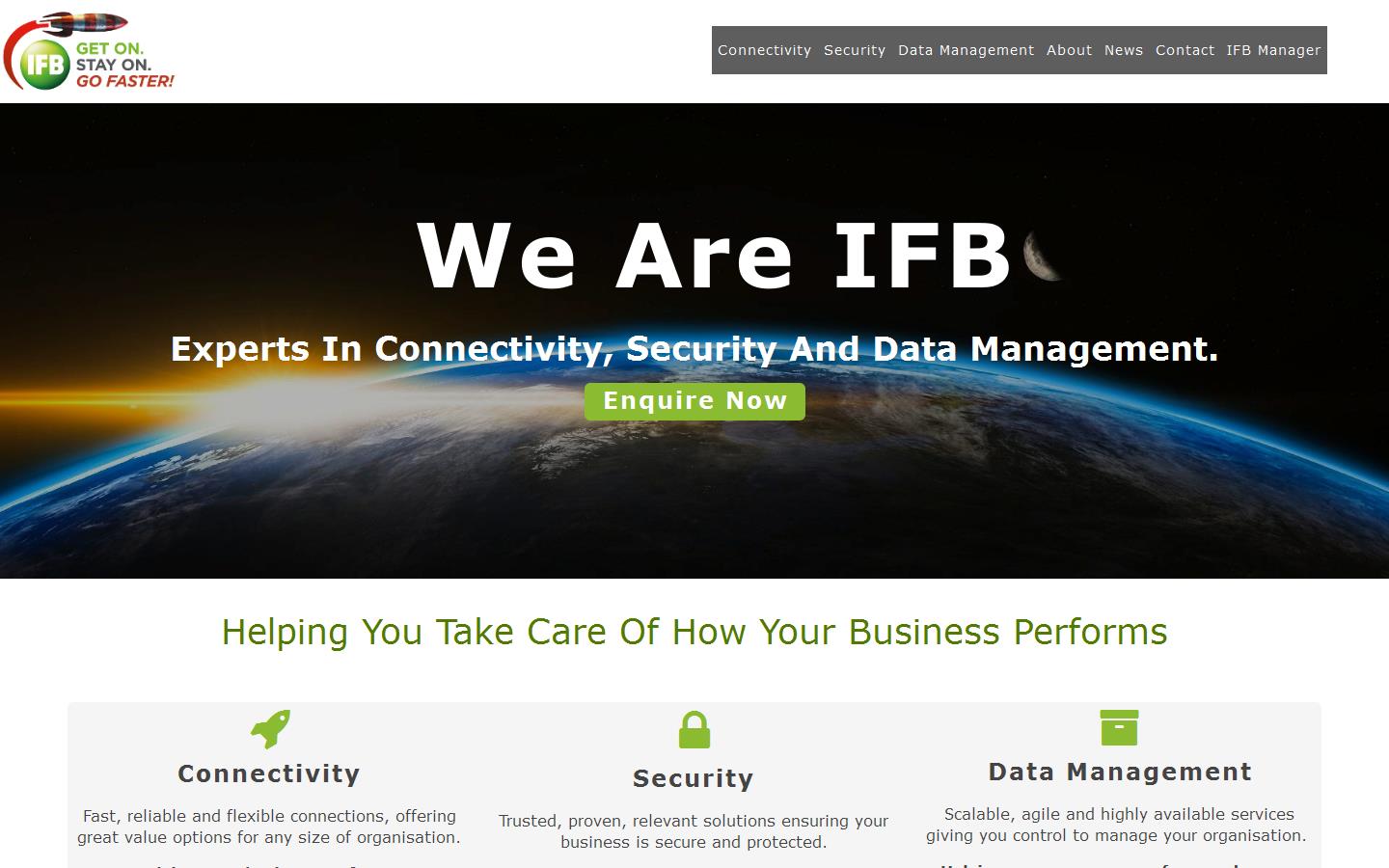 Internet for Business Website