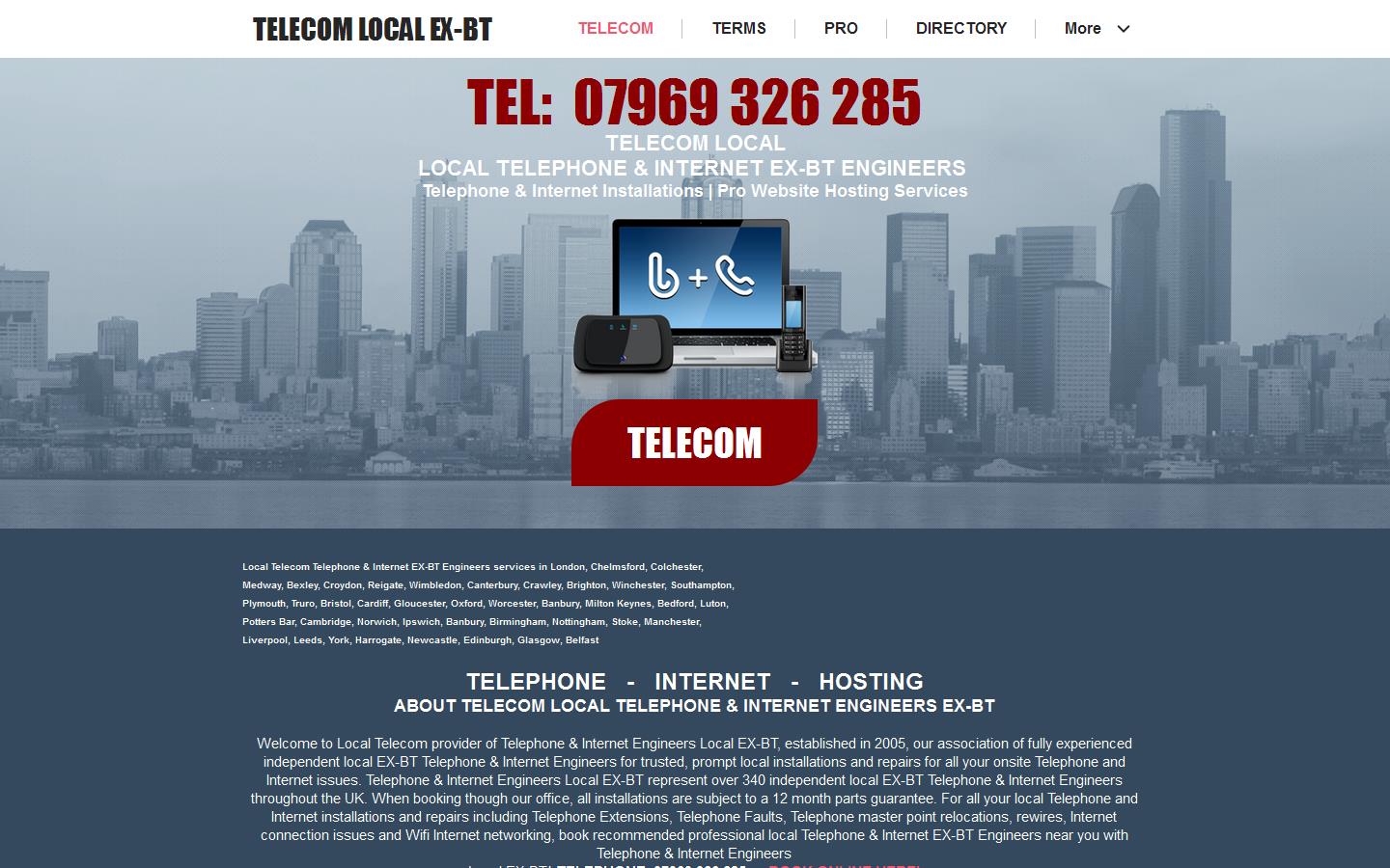 Telephone Engineers Local Ex - Bt Website