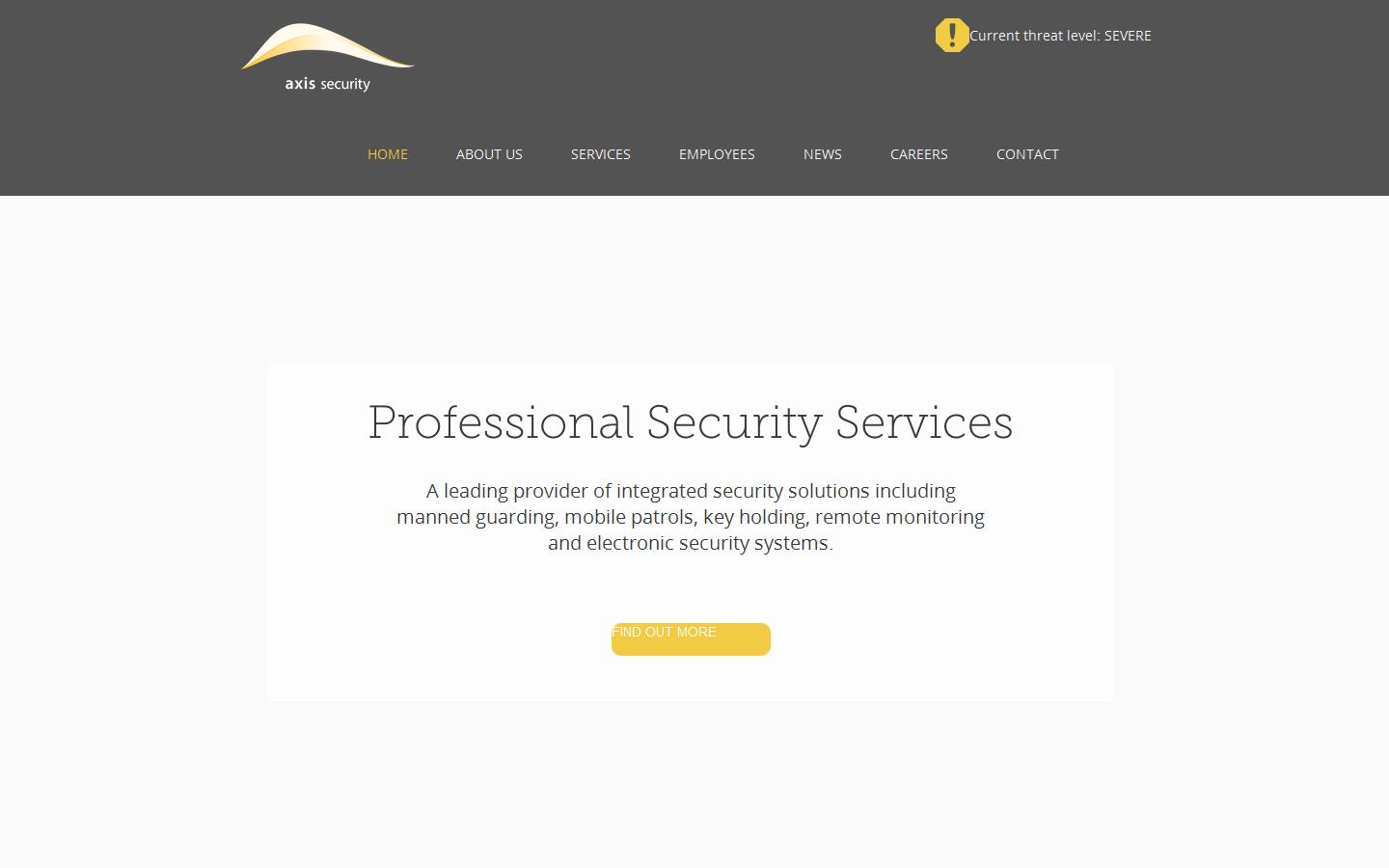 Axis Security Website