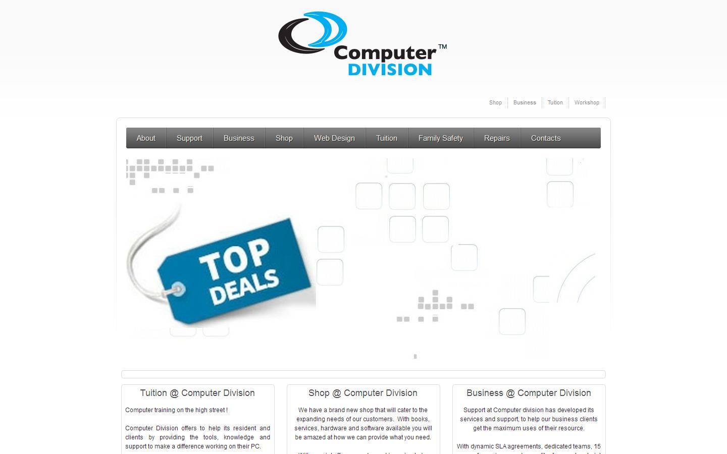 Computer Division Stirling Website