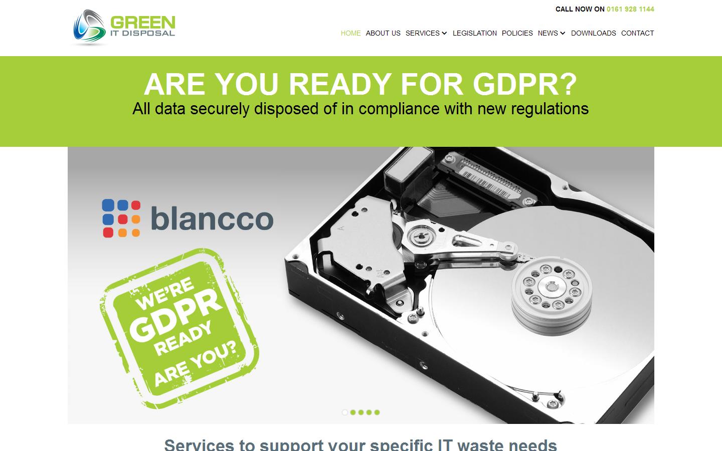 Green IT Disposal Website