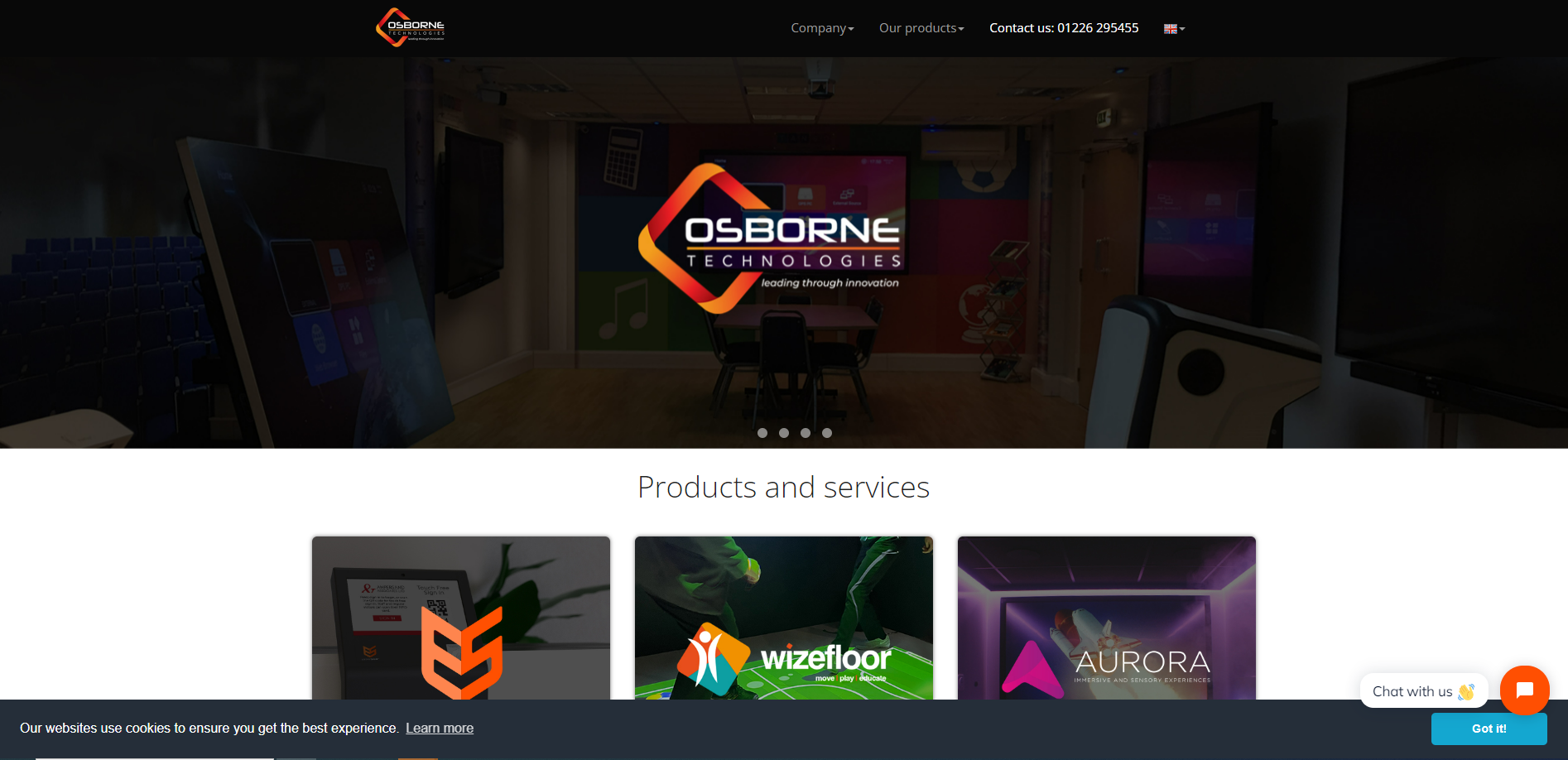 Osborne Technologies Ltd Website