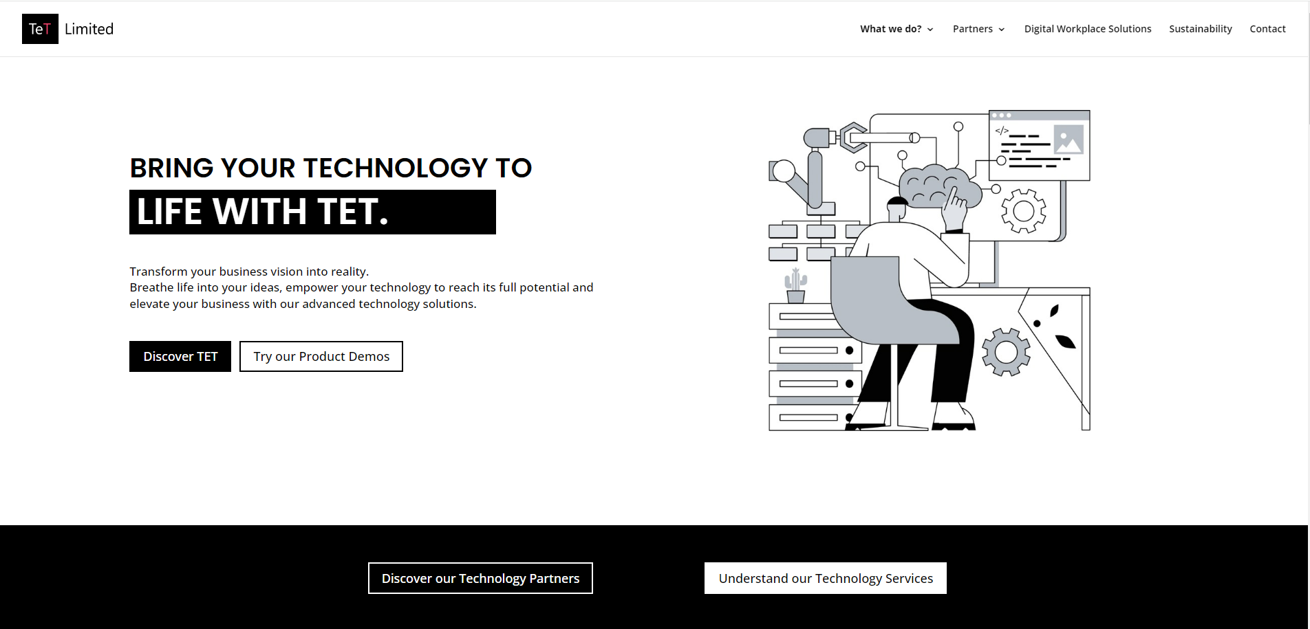 TET Ltd Website