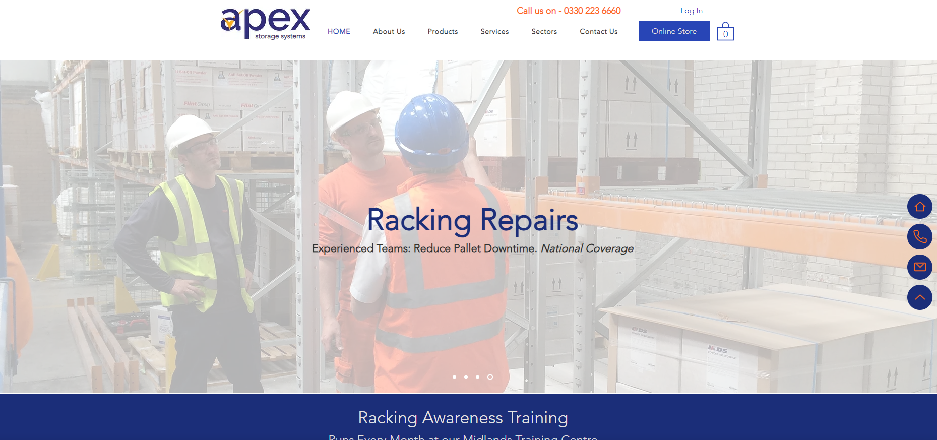 Apex Storage Ltd Website