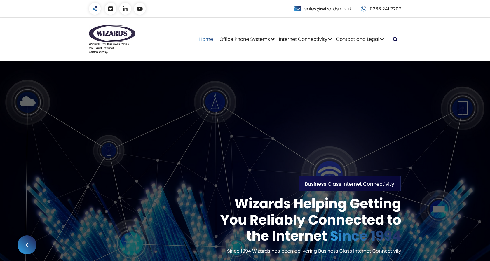 Wizards Ltd Website