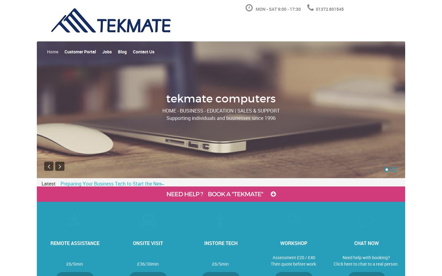 Tekmate Website