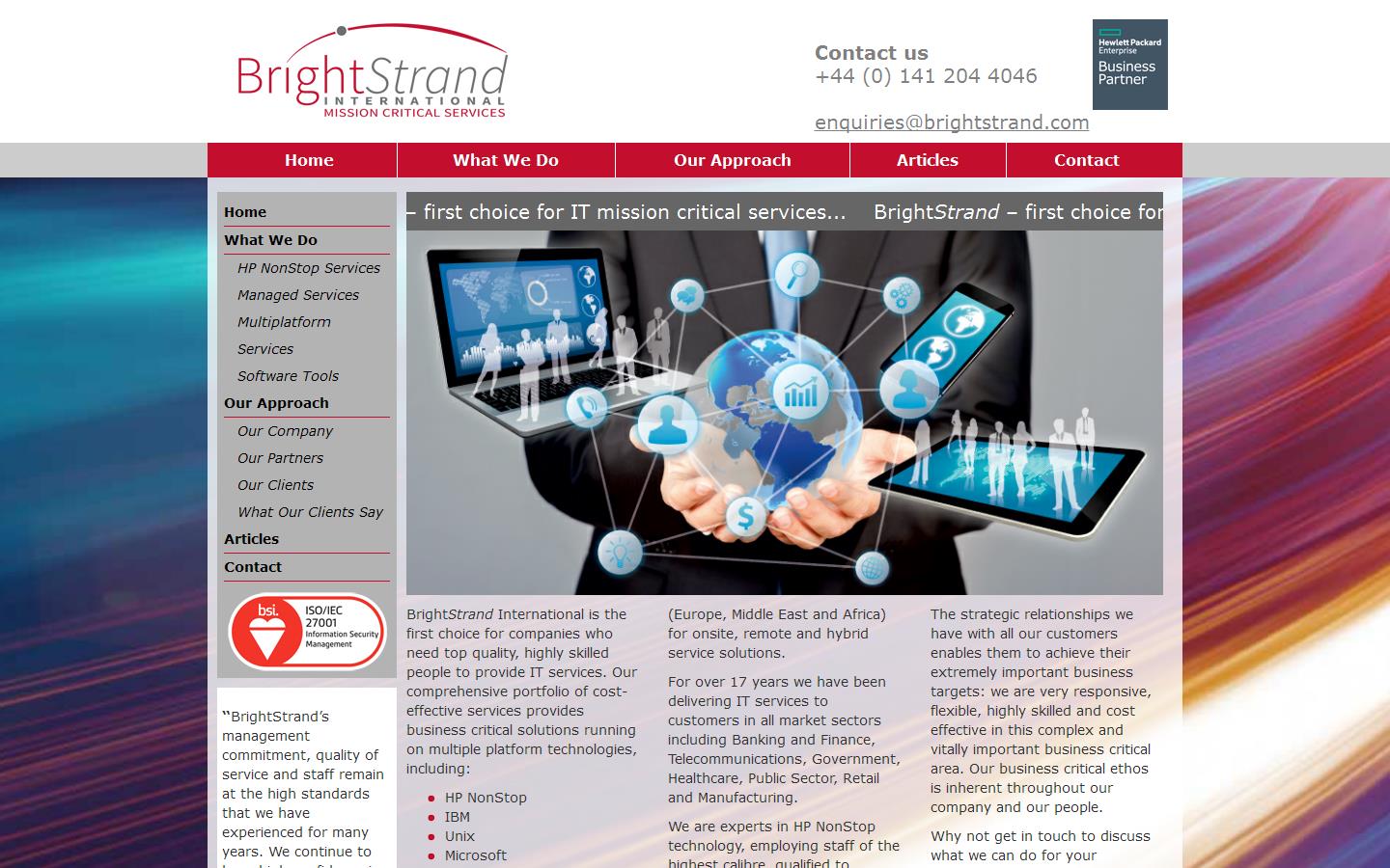 Brightstrand International Website