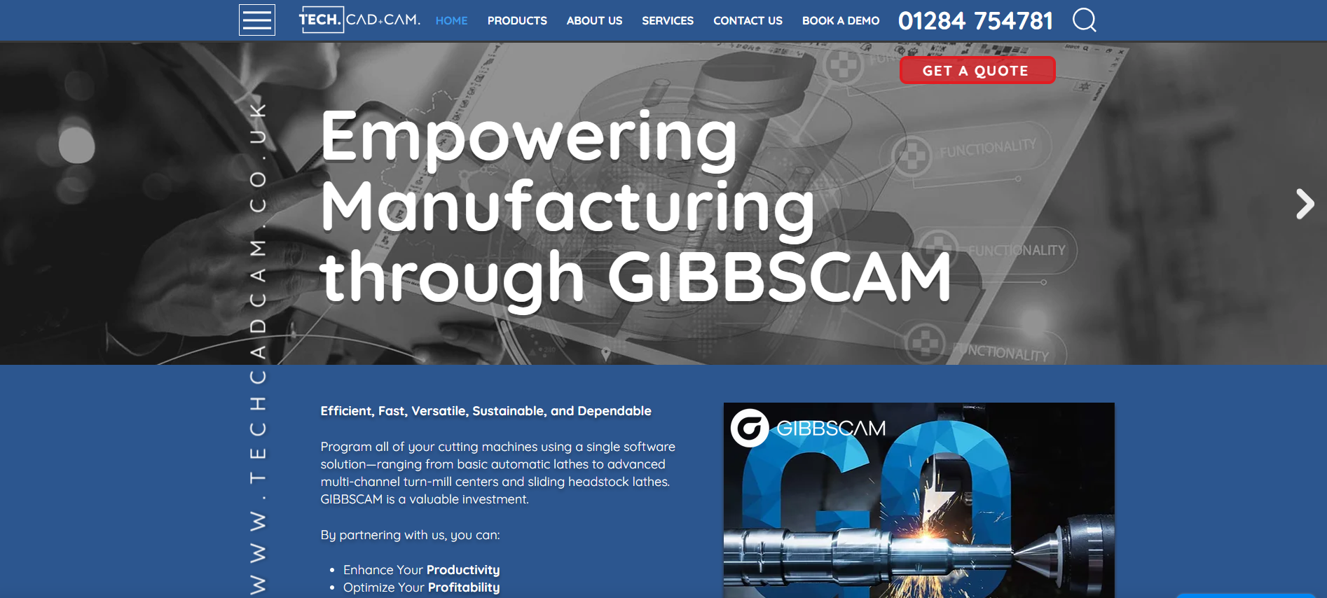 Tech Cadcam Ltd Website