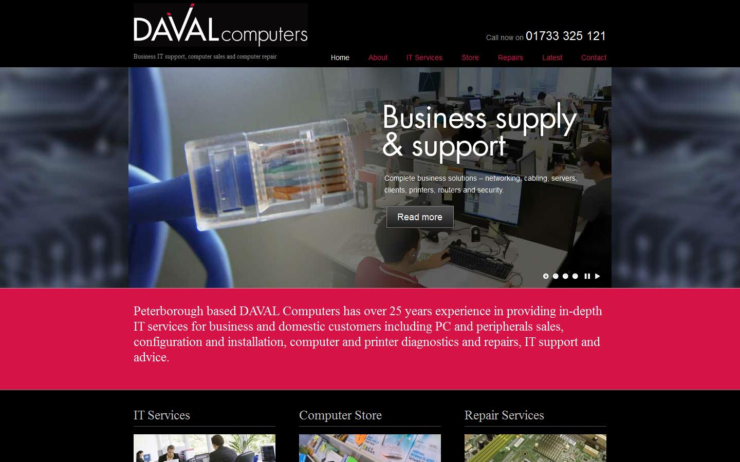 Daval Computers Website