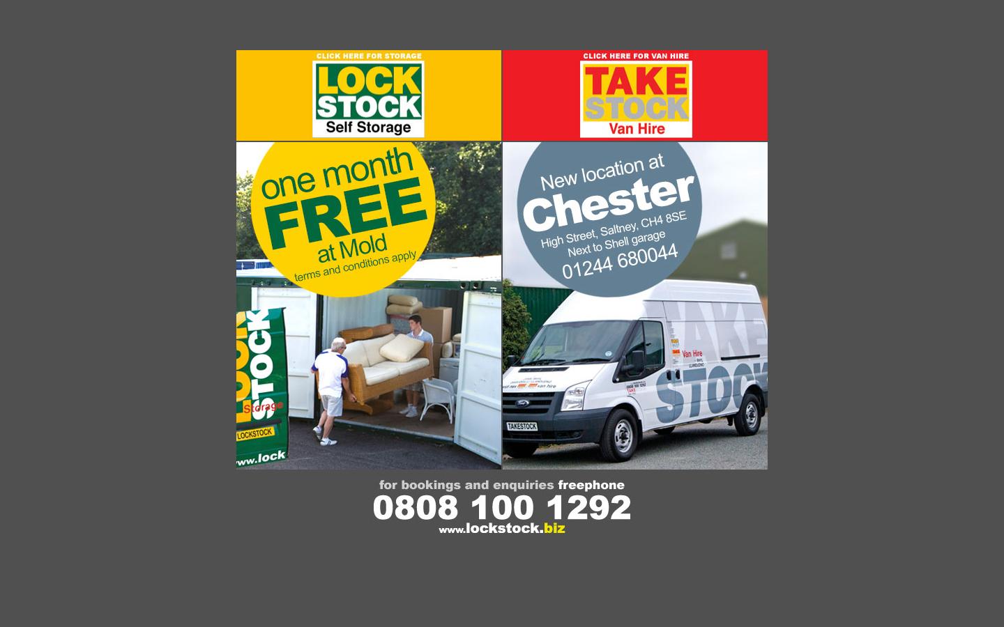 Lockstock Self Storage Website