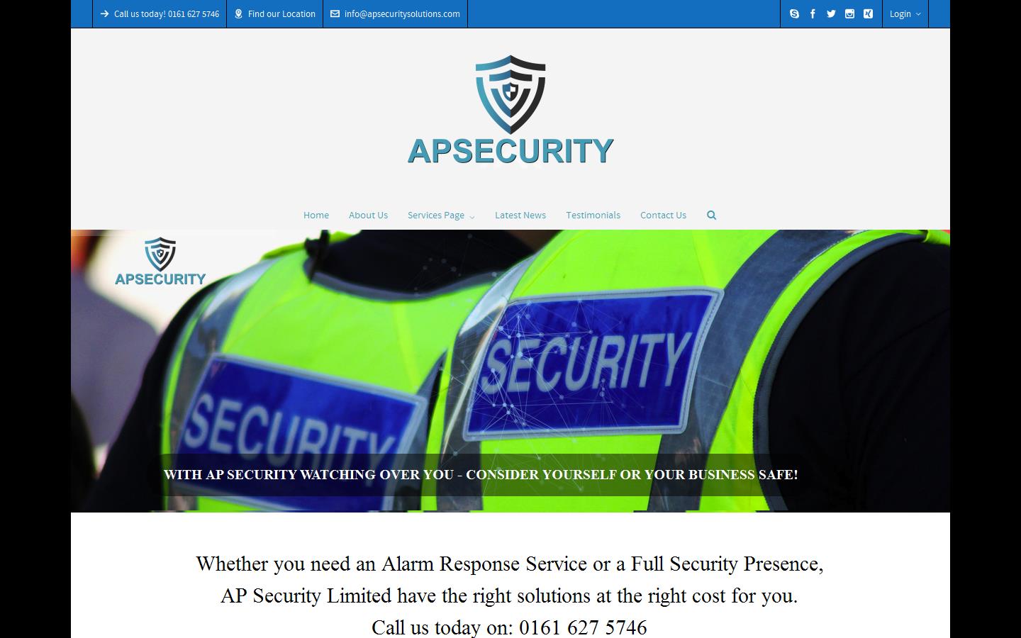 A P Security Website