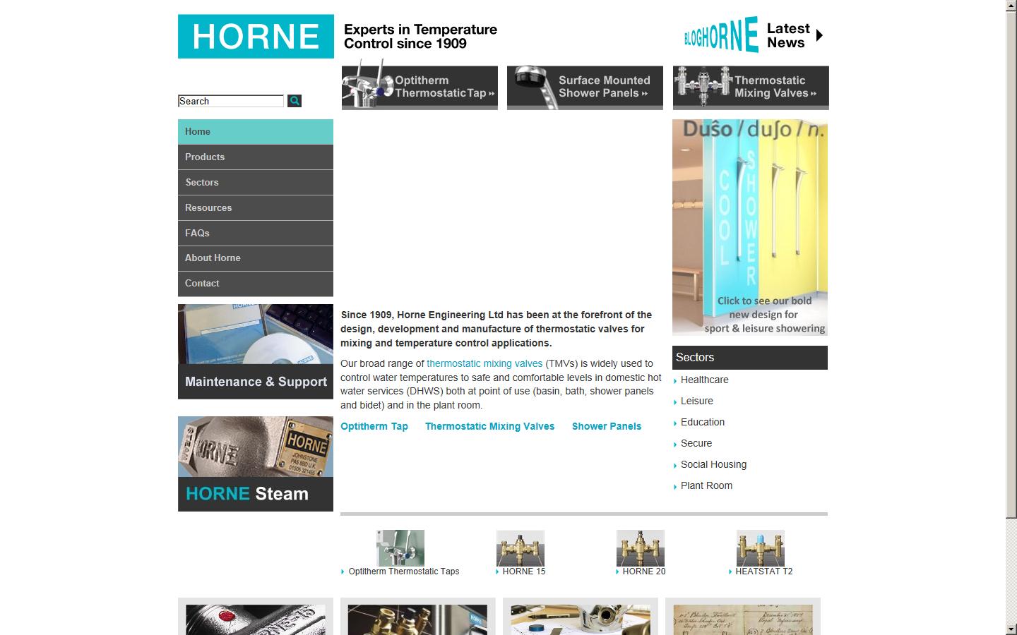 Horne Engineering Website