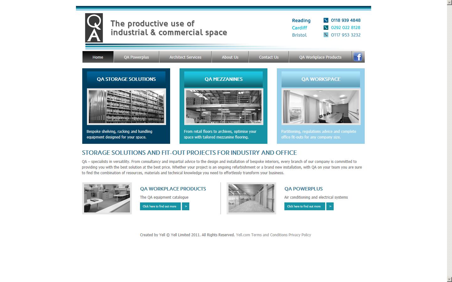 Q A Storage Systems Website