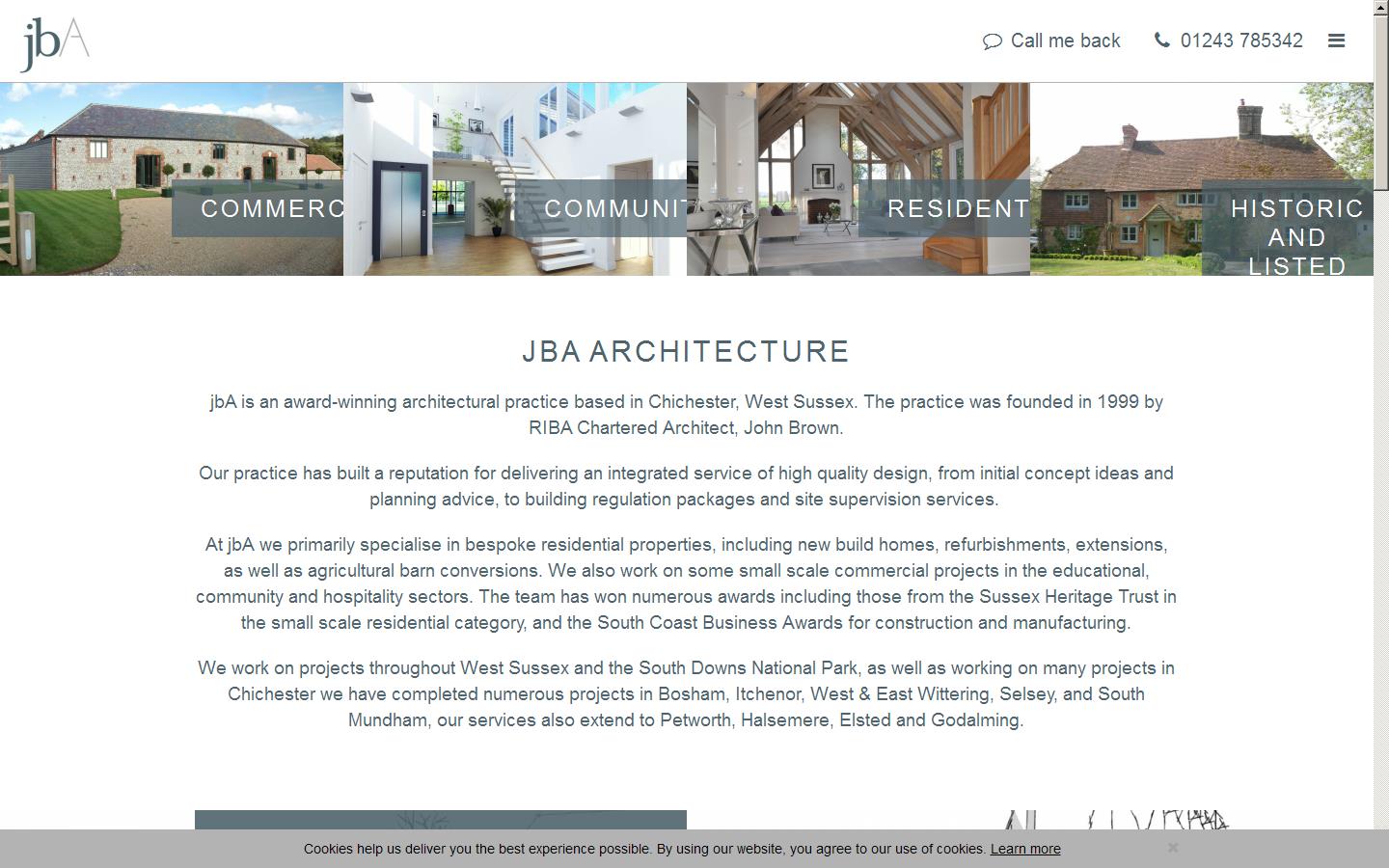 J B Architecture Website