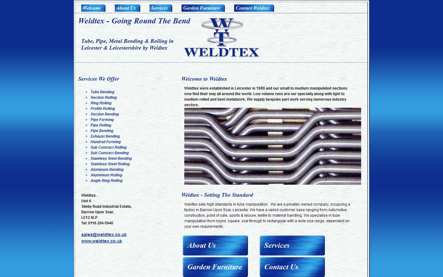 Weldtex Ltd Website