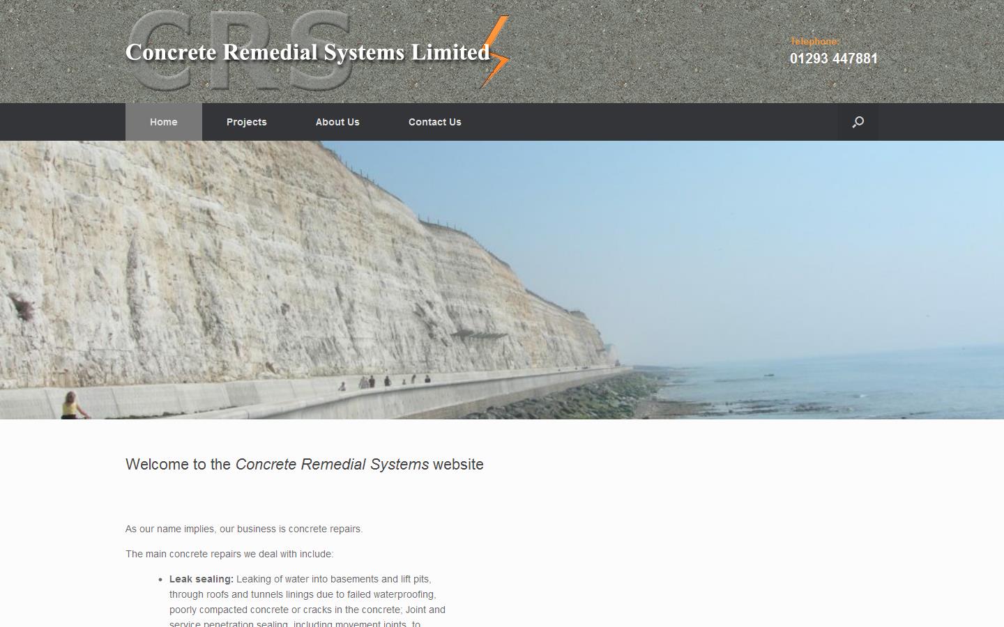 Concrete Remedial Systems Ltd Website