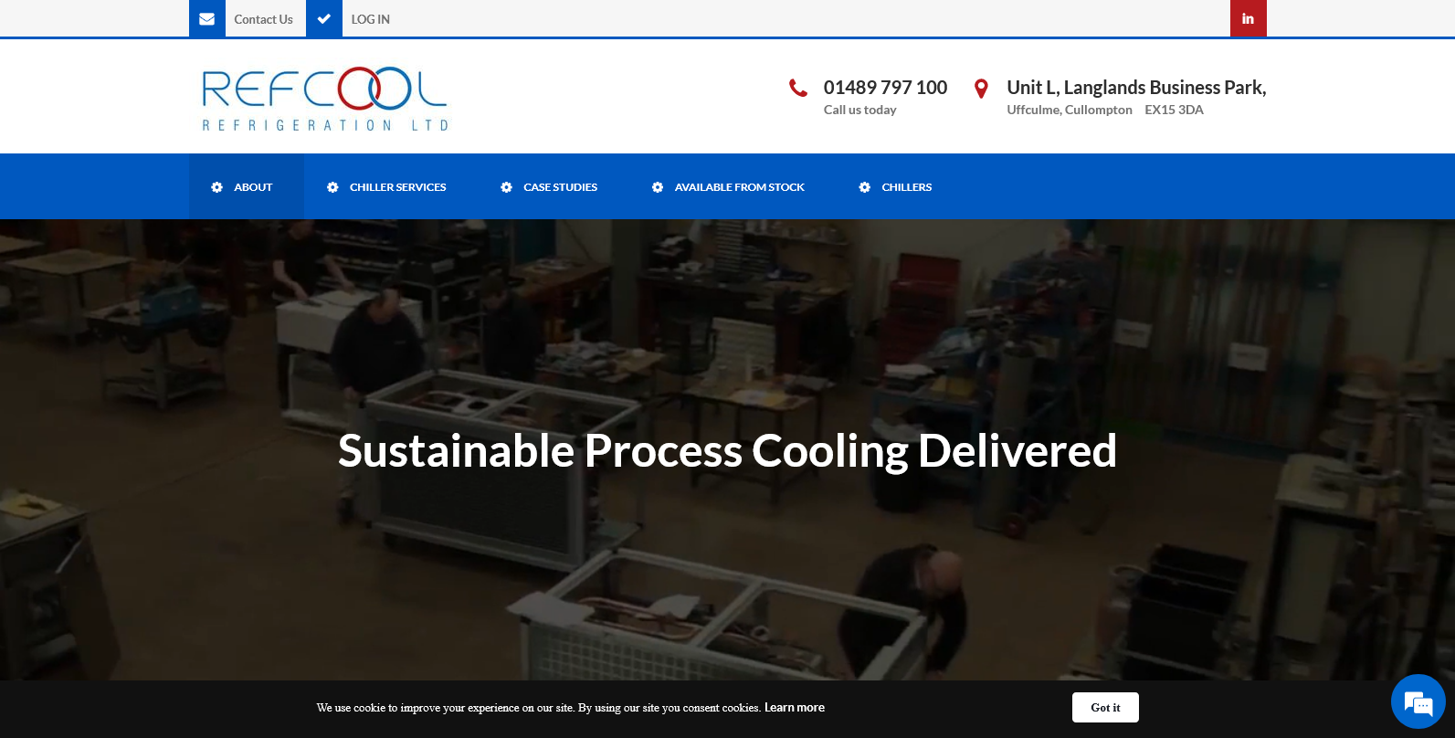 Refcool Refrigeration Ltd Website