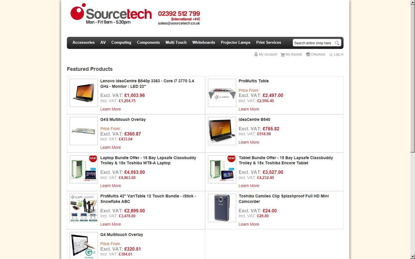 Source Technical Services Ltd Website