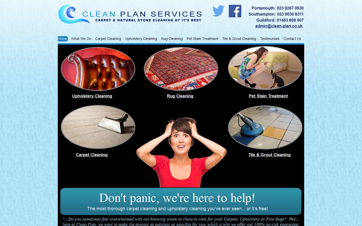 Clean Plan Services Ltd Website