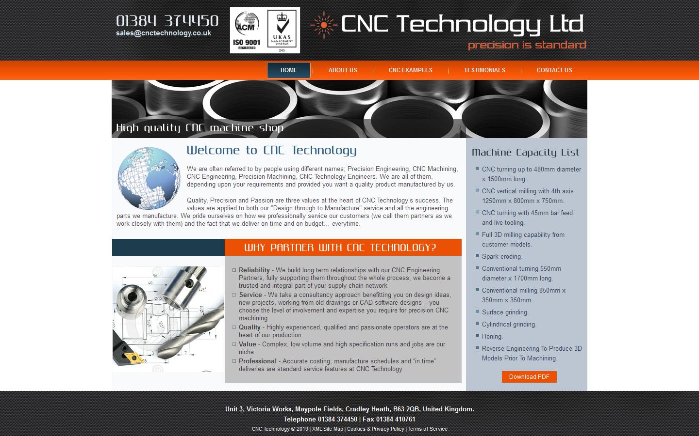 C N C Technology Website