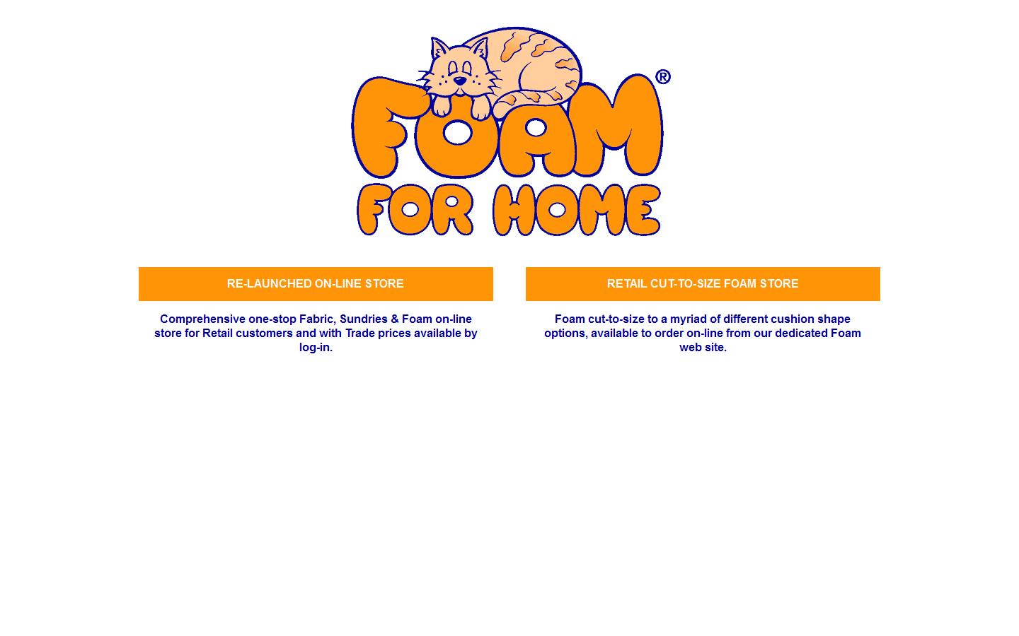 Foam for Home Website