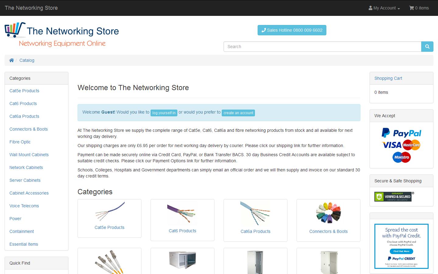 The Networking Store Website