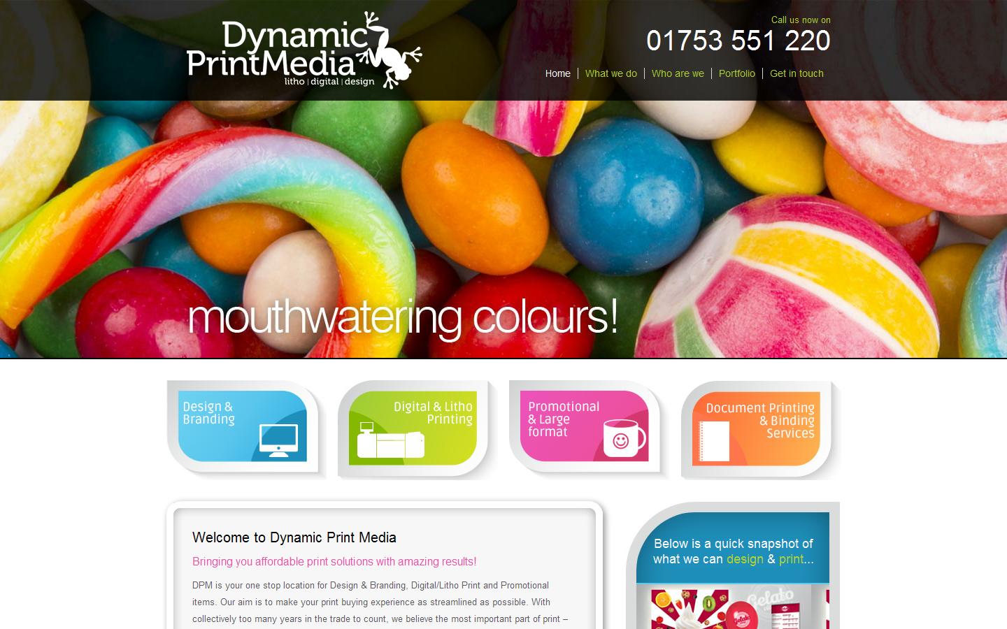 Dynamic Print Media Ltd Website