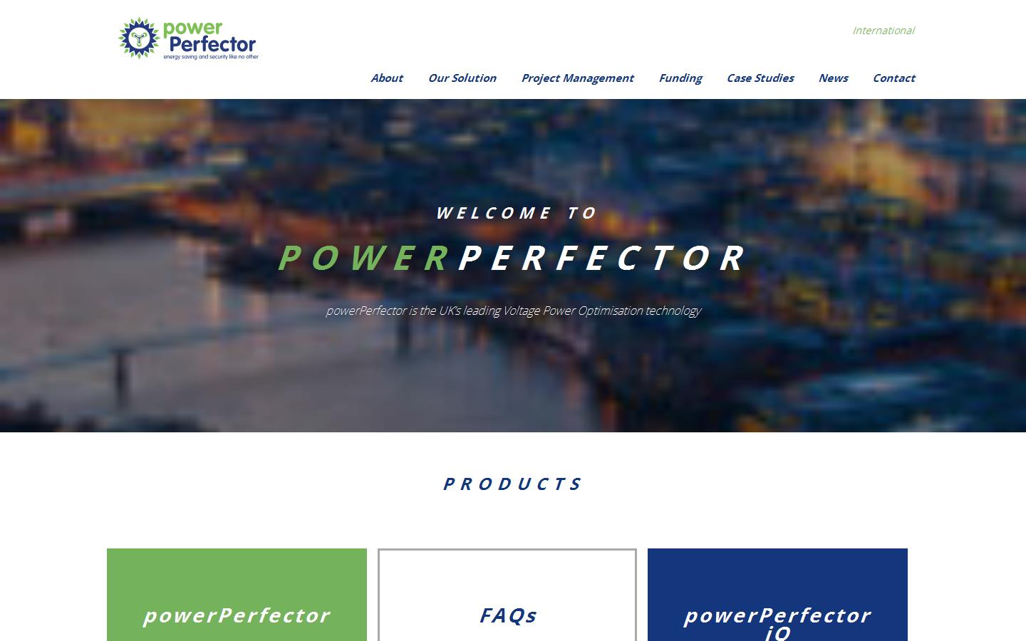 Intelligent Energy Saving Ltd - Powerperfector Website