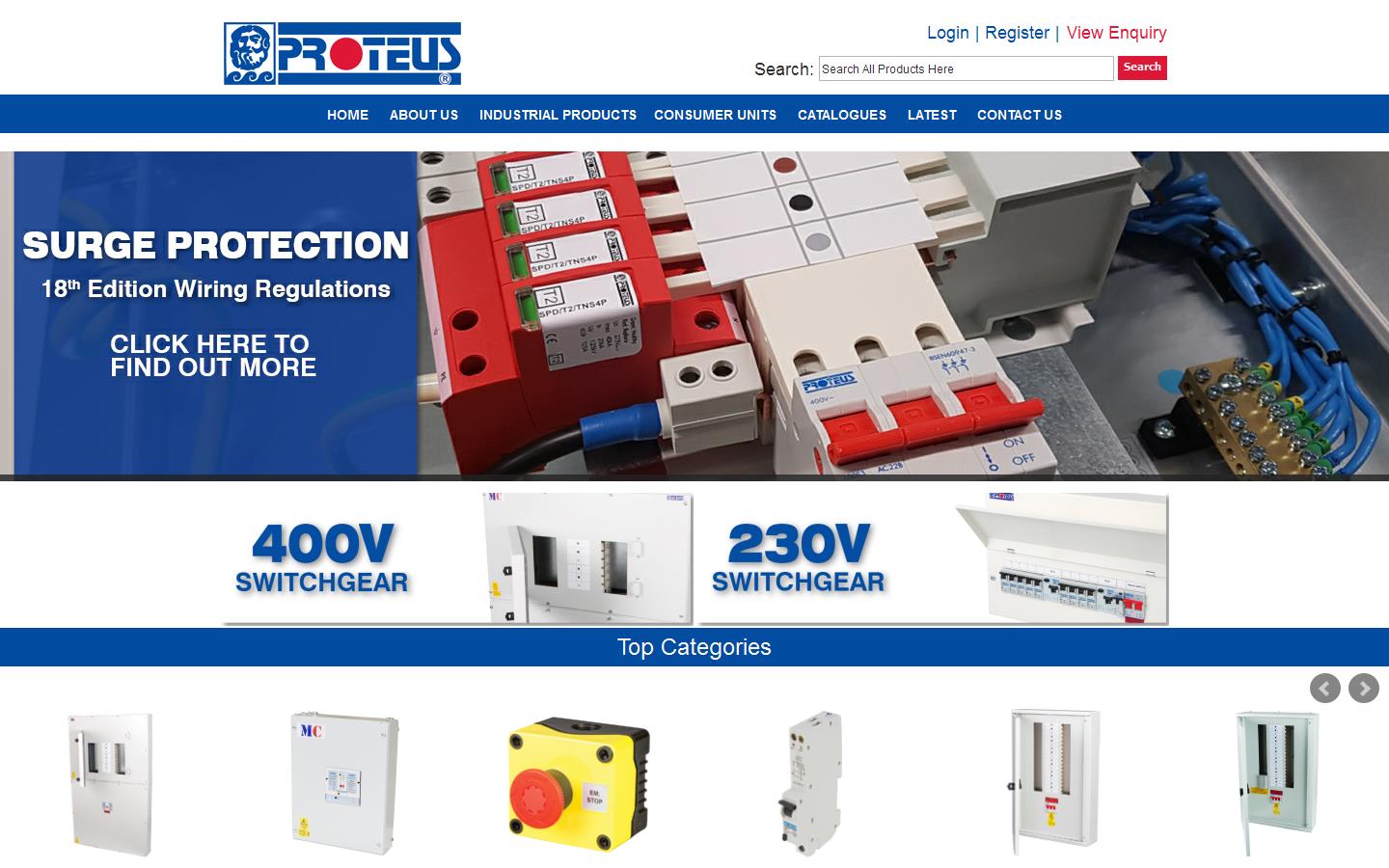 Proteus Switchgear Website