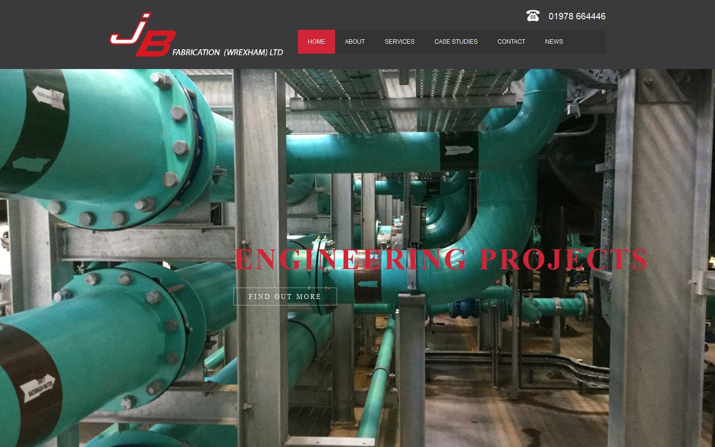 J B Fabrication Wrexham Ltd Website