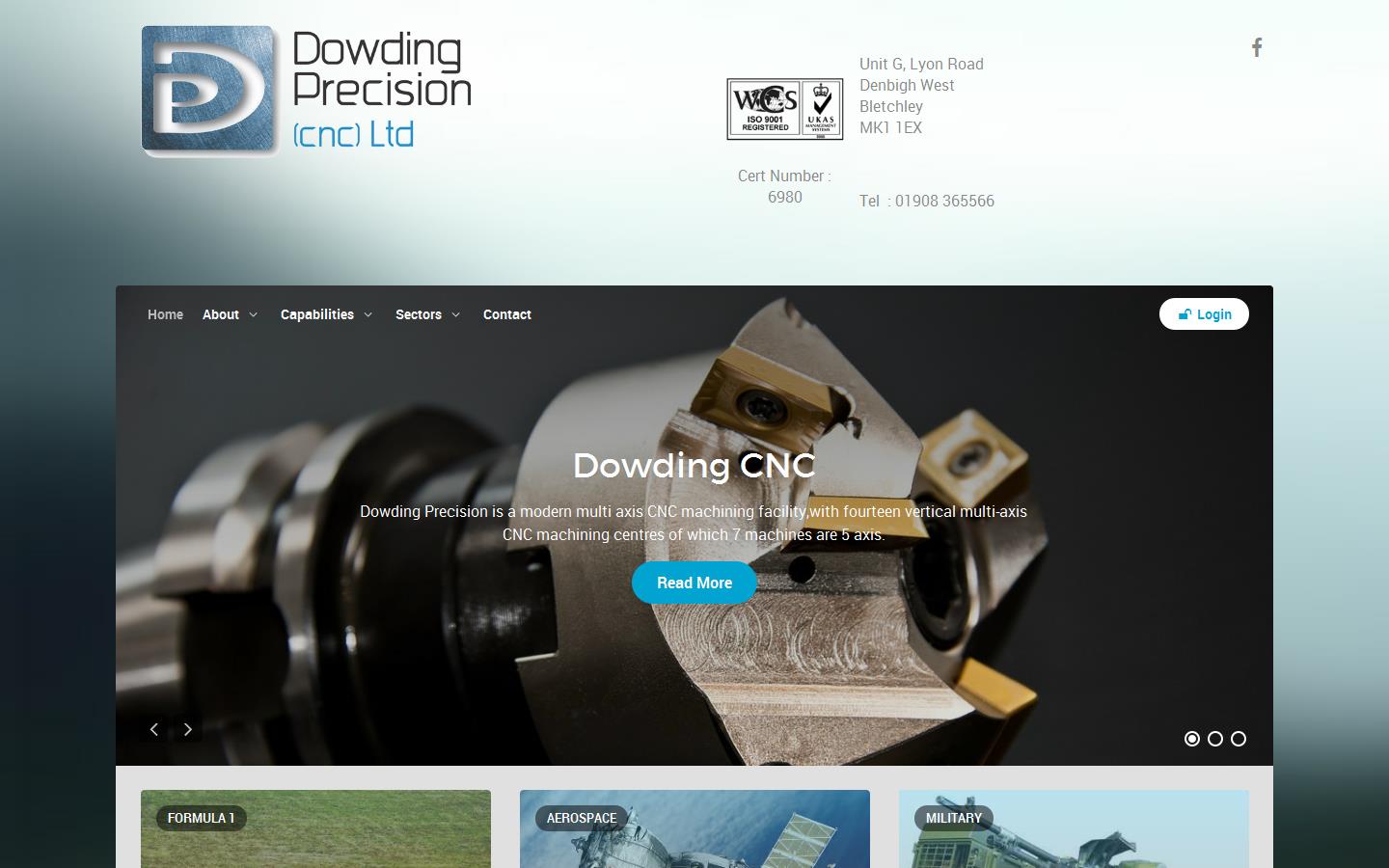 Dowding Precision C N C Ltd Website