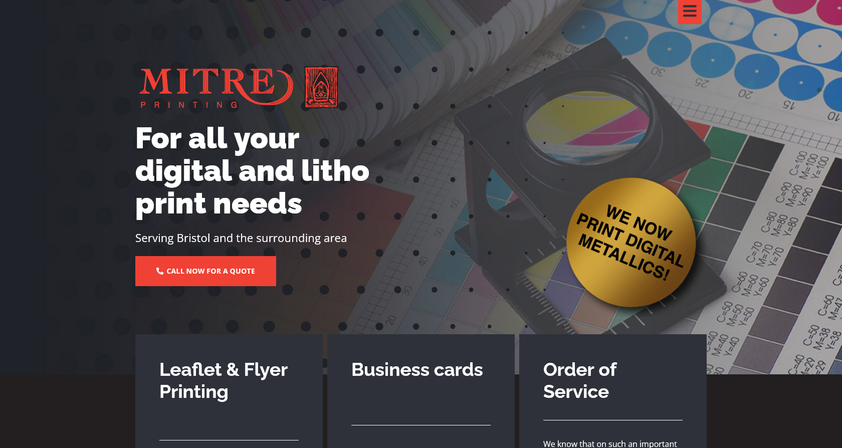 Mitre Printing Website