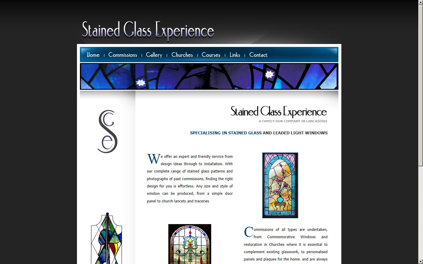 Stained Glass Experience Website