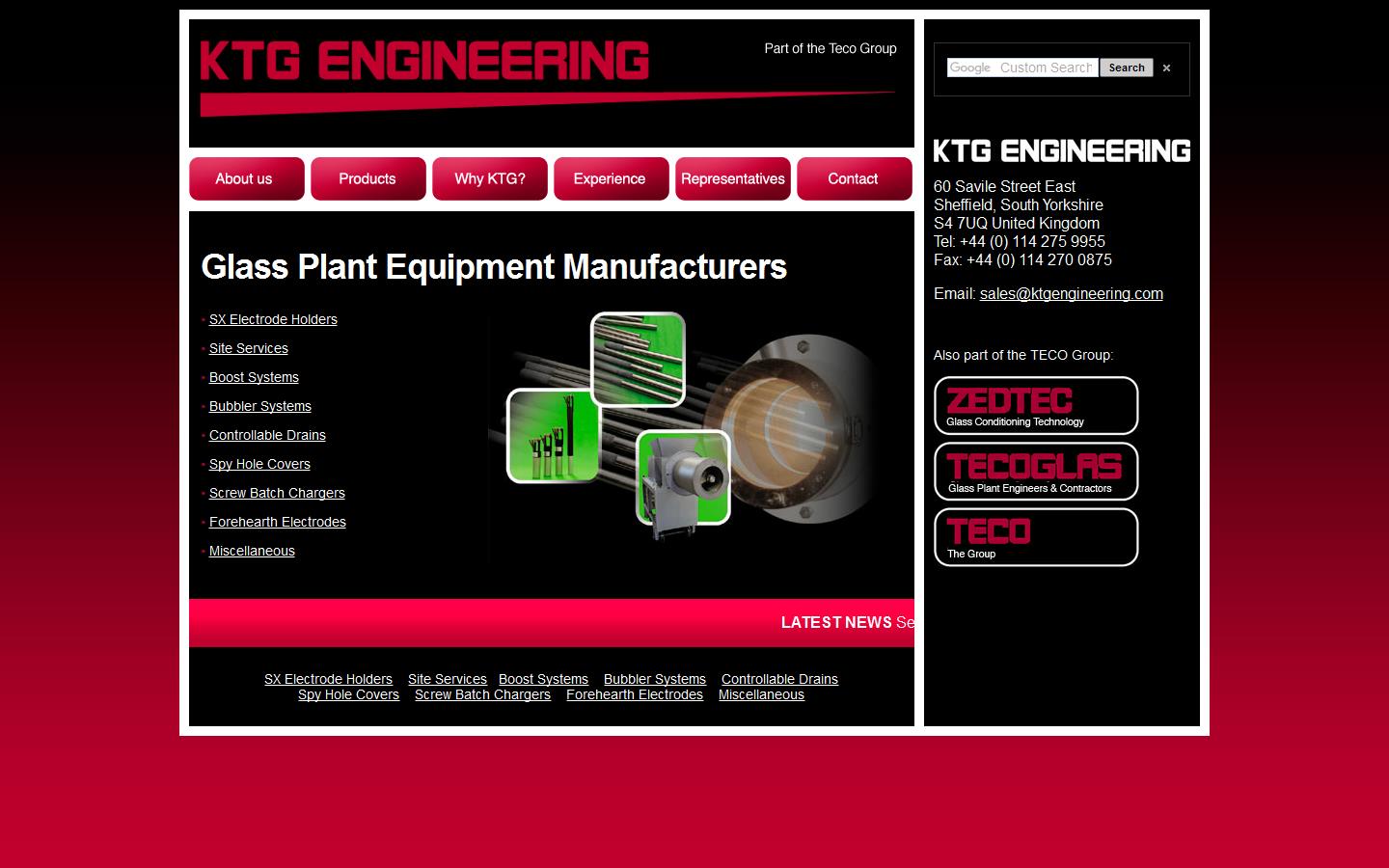 K T G Engineering Website