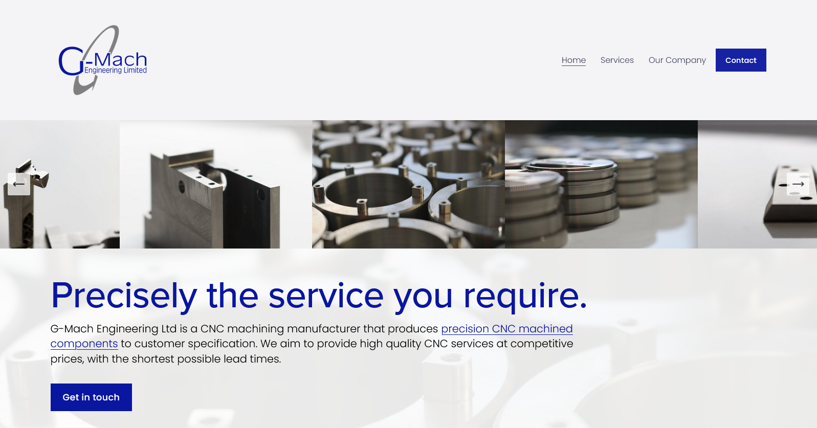 G-Mach Engineering Ltd Website