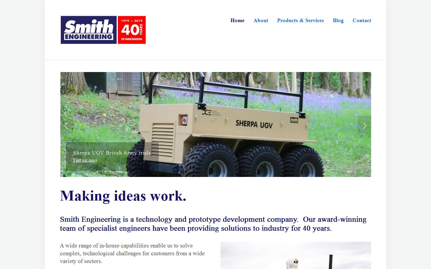 Smith Engineering GB Ltd Website