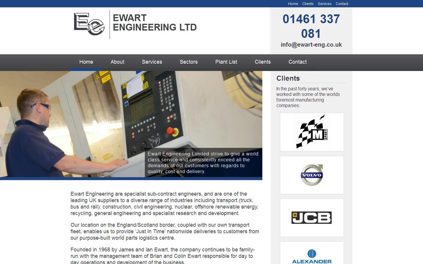 Ewart Engineering Website