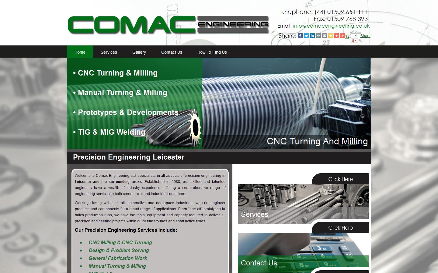 Comac Engineering Website