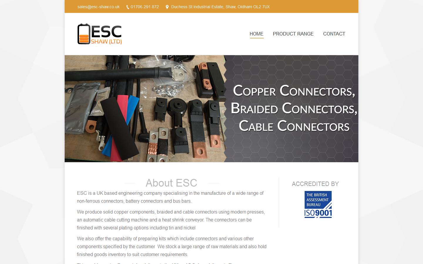 E S C Shaw Ltd Website