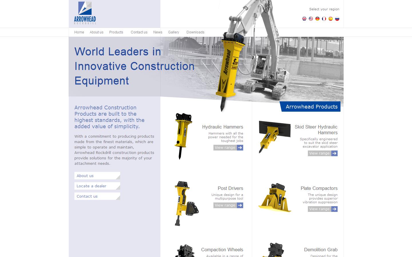 Arrowhead Rockdrill Website