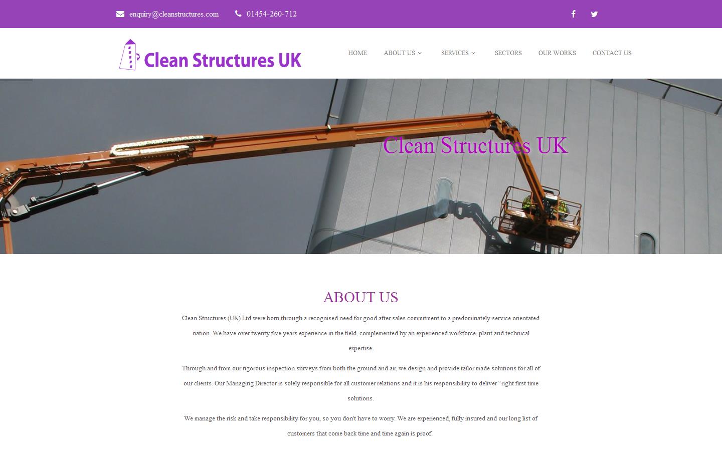 Clean Structures UK Website